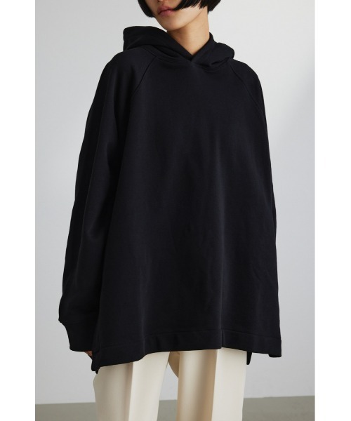 STYLEMIXER（スタイルミキサー）の「サイドスリットルーズフーディ（スウェット・レディース・ブラック/ホワイト/ピンク・FREE）」の3枚目の写真