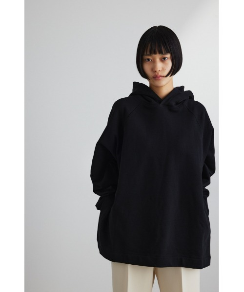 STYLEMIXER（スタイルミキサー）の「サイドスリットルーズフーディ（スウェット・レディース・ブラック/ホワイト/ピンク・FREE）」の15枚目の写真