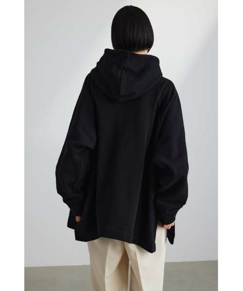 STYLEMIXER（スタイルミキサー）の「サイドスリットルーズフーディ（スウェット・レディース・ブラック/ホワイト/ピンク・FREE）」の19枚目の写真