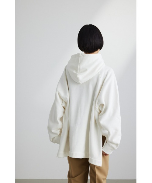 STYLEMIXER（スタイルミキサー）の「サイドスリットルーズフーディ（スウェット・レディース・ブラック/ホワイト/ピンク・FREE）」の10枚目の写真