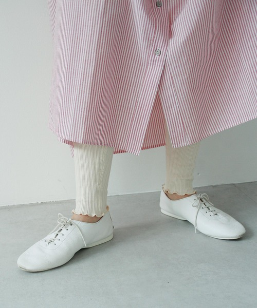 Crisp（クリスプ）の「ストライプシャツワンピース（ワンピース・レディース・ブラック/レッド・FREE）」の22枚目の写真