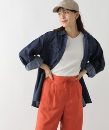 GLOBAL WORK | GOODデニム羽織りシャツ/172436(シャツ/ブラウス)