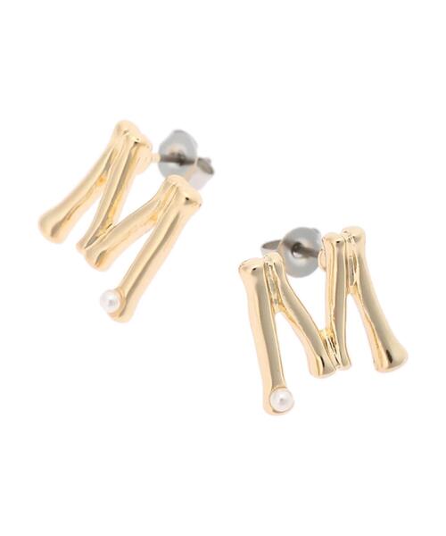 AMERICAN HOLIC(アメリカンホリック)の「ポイントパールイニシャルピアスGD(ピアス(両耳用)・レディース・A/H/K/M/S・FREE)」の21枚目の写真