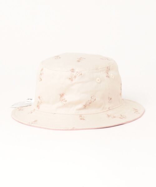 SLAP SLIP（スラップスリップ）の「SLAPSLIP/【Disney】ミッキーマウス/ミニーマウス/フェイス刺繍総柄リバーシブルバケットハット/ディズニー(50~54cm)（ハット・キッズ・ブルー/ピンク・X-SMALL/SMALL/MEDIUM）」の15枚目の写真