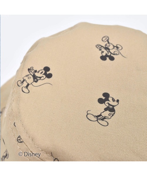 SLAP SLIP（スラップスリップ）の「SLAPSLIP/【Disney】ミッキーマウス/ミニーマウス/フェイス刺繍総柄リバーシブルバケットハット/ディズニー(50~54cm)（ハット・キッズ・ブルー/ピンク・X-SMALL/SMALL/MEDIUM）」の4枚目の写真