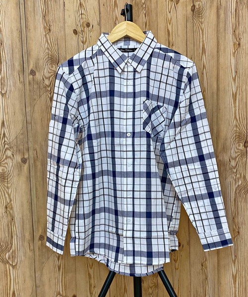 TopIsm(トップイズム)の「長袖 先染めチェックシャツ(シャツ/ブラウス・メンズ・グリーン/ブラック/ネイビー/レッド/ブラック系その他/ホワイト/ブルー/ホワイト系その他・L/LL/M)」の15枚目の写真