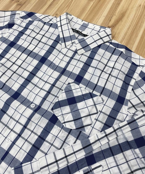 TopIsm(トップイズム)の「長袖 先染めチェックシャツ(シャツ/ブラウス・メンズ・グリーン/ブラック/ネイビー/レッド/ブラック系その他/ホワイト/ブルー/ホワイト系その他・L/LL/M)」の20枚目の写真
