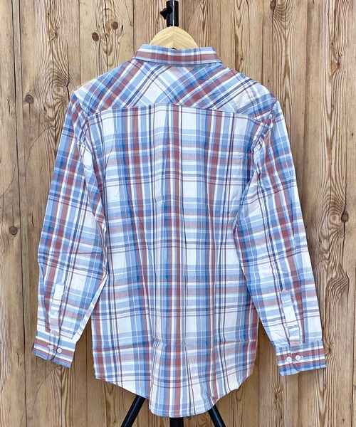 TopIsm(トップイズム)の「長袖 先染めチェックシャツ(シャツ/ブラウス・メンズ・グリーン/ブラック/ネイビー/レッド/ブラック系その他/ホワイト/ブルー/ホワイト系その他・L/LL/M)」の13枚目の写真