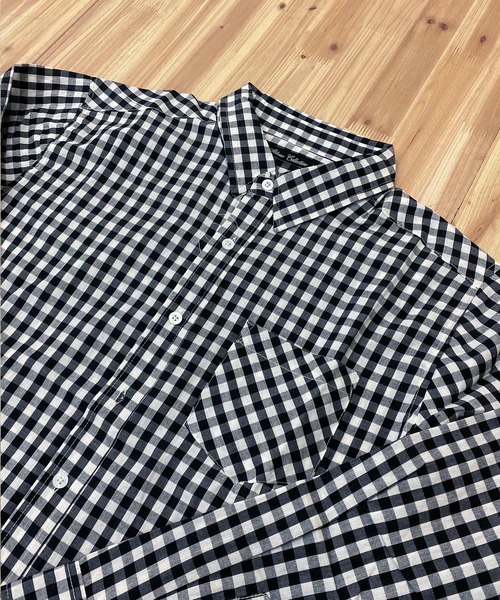 TopIsm(トップイズム)の「長袖 先染めチェックシャツ(シャツ/ブラウス・メンズ・グリーン/ブラック/ネイビー/レッド/ブラック系その他/ホワイト/ブルー/ホワイト系その他・L/LL/M)」の16枚目の写真