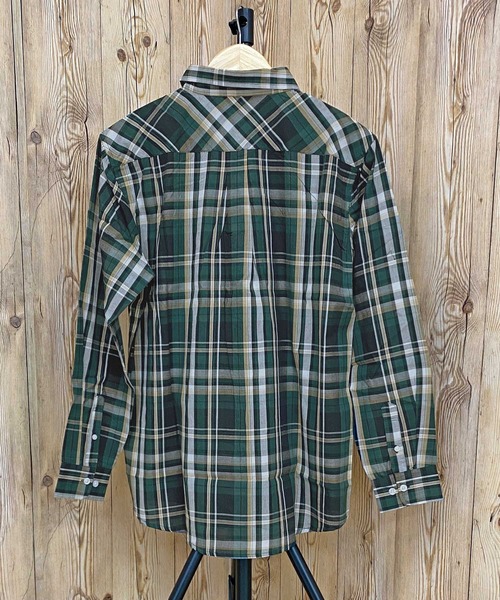 TopIsm(トップイズム)の「長袖 先染めチェックシャツ(シャツ/ブラウス・メンズ・グリーン/ブラック/ネイビー/レッド/ブラック系その他/ホワイト/ブルー/ホワイト系その他・L/LL/M)」の21枚目の写真