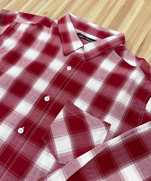 TopIsm(トップイズム)の「長袖 先染めチェックシャツ(シャツ/ブラウス・メンズ・グリーン/ブラック/ネイビー/レッド/ブラック系その他/ホワイト/ブルー/ホワイト系その他・L/LL/M)」の17枚目の写真