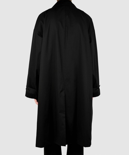 LAD MUSICIAN(ラッドミュージシャン)の「BALMACAAN COAT(ステンカラーコート・メンズ・グレー/ブラック・42/44)」の5枚目の写真