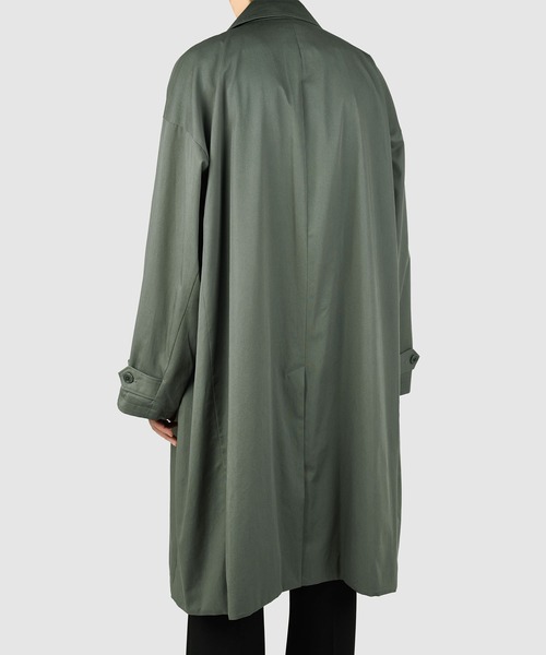 LAD MUSICIAN(ラッドミュージシャン)の「BALMACAAN COAT(ステンカラーコート・メンズ・グレー/ブラック・42/44)」の7枚目の写真