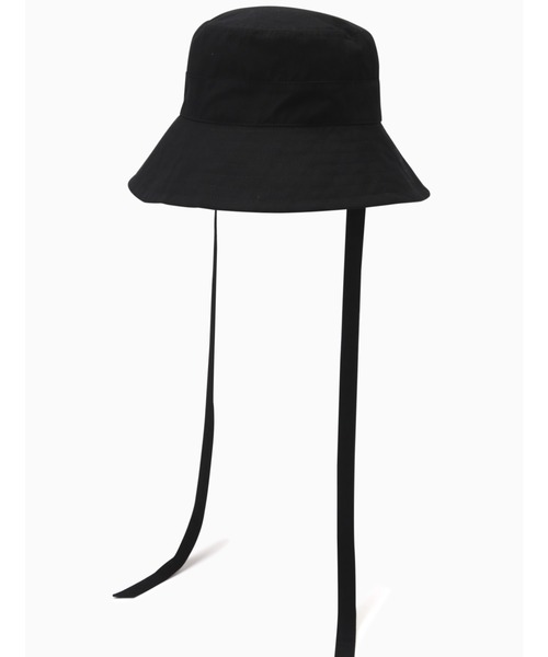 リボン付き黒バケットハット ROSE BUD（ローズバッド）の「リボン付バケットハット（ハット）」 - WEAR