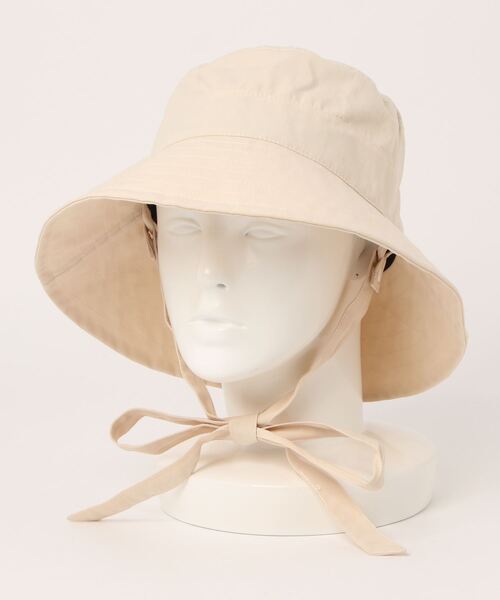 【限定値下げ】yonfa ヨンファ　バケットハット リボン付き 限定値下げ】yonfa ヨンファ バケットハット リボン付き