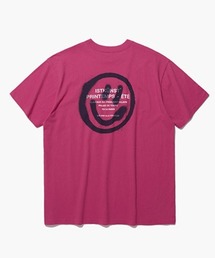 A'GEM/9 × .kom『ISTKUNST/イストクンスト』LOGO&SMILEY TEE/ロゴ&スマイル 半袖 カットソー