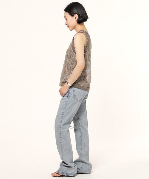 AP STUDIO（エーピーストゥディオ）の「SCENTOF レースキャミソール（キャミソール・レディース・ブラック/ベージュ・FREE）」の7枚目の写真