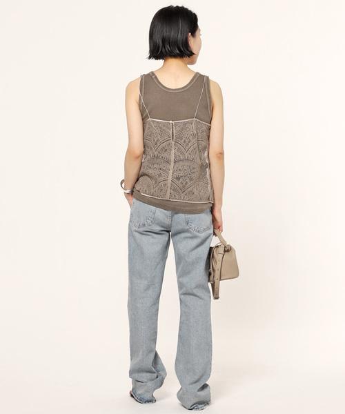 AP STUDIO（エーピーストゥディオ）の「SCENTOF レースキャミソール（キャミソール・レディース・ブラック/ベージュ・FREE）」の8枚目の写真