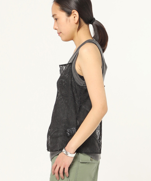 AP STUDIO（エーピーストゥディオ）の「SCENTOF レースキャミソール（キャミソール・レディース・ブラック/ベージュ・FREE）」の9枚目の写真