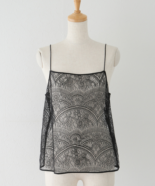 AP STUDIO（エーピーストゥディオ）の「SCENTOF レースキャミソール（キャミソール・レディース・ブラック/ベージュ・FREE）」の14枚目の写真