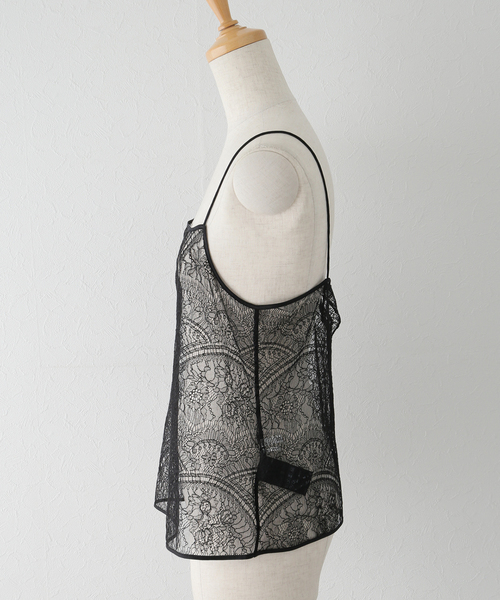 AP STUDIO（エーピーストゥディオ）の「SCENTOF レースキャミソール（キャミソール・レディース・ブラック/ベージュ・FREE）」の15枚目の写真