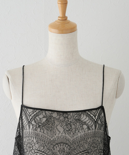 AP STUDIO（エーピーストゥディオ）の「SCENTOF レースキャミソール（キャミソール・レディース・ブラック/ベージュ・FREE）」の17枚目の写真