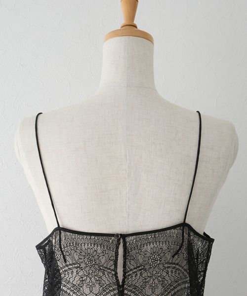 AP STUDIO（エーピーストゥディオ）の「SCENTOF レースキャミソール（キャミソール・レディース・ブラック/ベージュ・FREE）」の18枚目の写真