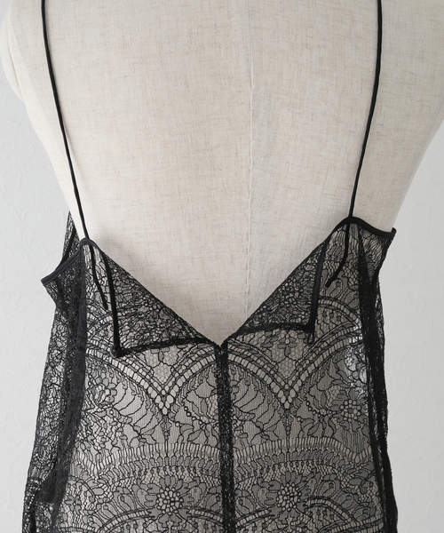 AP STUDIO（エーピーストゥディオ）の「SCENTOF レースキャミソール（キャミソール・レディース・ブラック/ベージュ・FREE）」の21枚目の写真