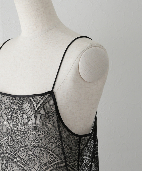 AP STUDIO（エーピーストゥディオ）の「SCENTOF レースキャミソール（キャミソール・レディース・ブラック/ベージュ・FREE）」の22枚目の写真