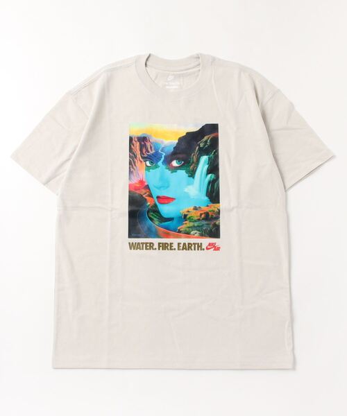 NIKE（ナイキ）の「ナイキ NIKE ナイキ NSW M90 BRING IT OUT S/S Tシャツ（Tシャツ/カットソー・メンズ・オフホワイト/ブラウン・S/M/L/3L/LL）」の2枚目の写真