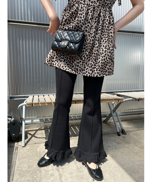 WC（ダブル シー）の「フリルリブパンツ（その他パンツ・レディース・アイボリー/ブラック/グレー/ブラウン・FREE）」の17枚目の写真