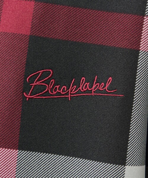 BLACK LABEL CRESTBRIDGE(ブラックレーベル・クレストブリッジ)の「【WEB限定】ブラックチェックプルオーバーパーカー(パーカー・メンズ・ブラック・M/XL/L)」の6枚目の写真
