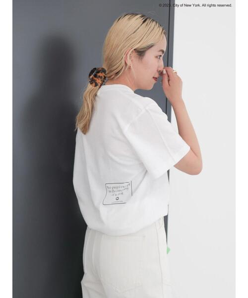 AMERICAN HOLIC（アメリカンホリック）の「THE CITY OF NEW YORK TEE（Tシャツ/カットソー・レディース・ネイビー/オフホワイト/ライトピンク・M/L）」の17枚目の写真