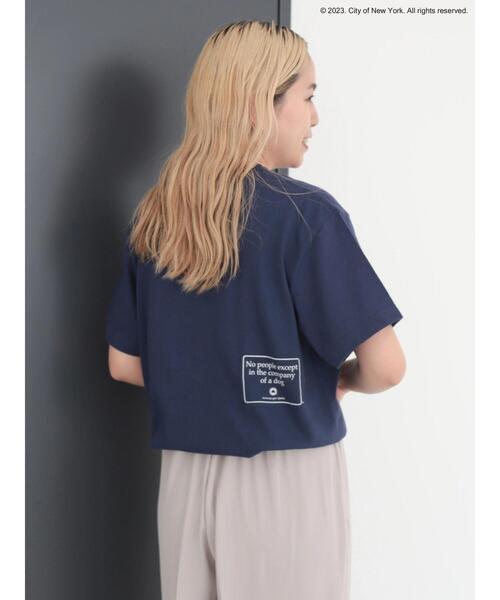 AMERICAN HOLIC（アメリカンホリック）の「THE CITY OF NEW YORK TEE（Tシャツ/カットソー・レディース・ネイビー/オフホワイト/ライトピンク・M/L）」の10枚目の写真