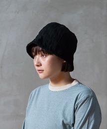 contra bo nepre（コントラ ボ ネプレ ）の「stripe bucket hat BK / レディースカジュアルハット　バケットハット（ハット）」