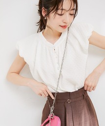 【洗える】ぽこぽこバルーンスリーブブラウス