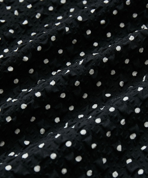 VIS（ビス）の「【洗える】ぽこぽこバルーンスリーブブラウス（シャツ/ブラウス・レディース・オフホワイト/ブラック系その他/ブルー系その他4/ブラック・FREE）」の20枚目の写真