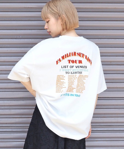 tiptop(ティップトップ)の「アソートピグメントBIGTシャツ(Tシャツ/カットソー・レディース・オフホワイト/ブラック系その他/ブルー/オレンジ/ホワイト系その他/ネイビー系/ブラック系その他3/ブラック系その他2・FREE)」の11枚目の写真