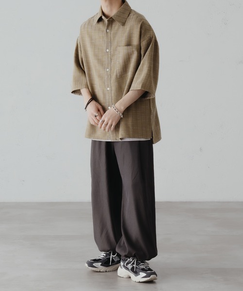 epnok(エプノック)の「ツイードライクルーズシャツ(シャツ/ブラウス・メンズ・ブラック/マスタード/オレンジ・LARGE/SMALL/MEDIUM)」の20枚目の写真