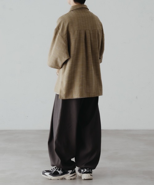 epnok(エプノック)の「ツイードライクルーズシャツ(シャツ/ブラウス・メンズ・ブラック/マスタード/オレンジ・LARGE/SMALL/MEDIUM)」の22枚目の写真