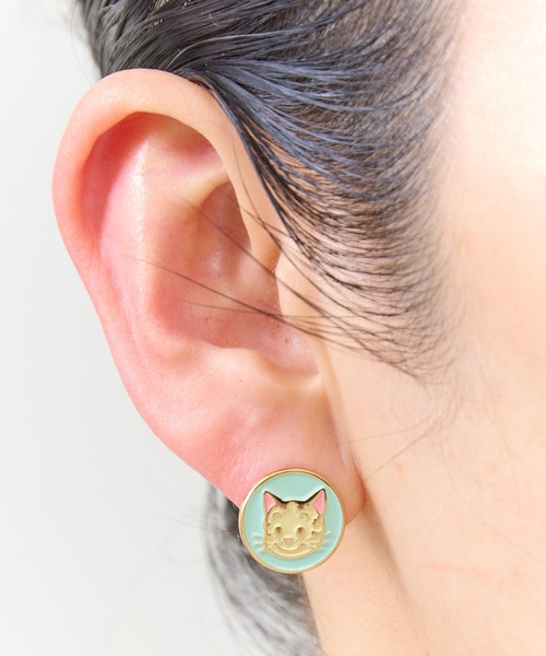 ⭐️ねこさん専用⭐️e m片耳ピアス★お値下げ★ BUTTON＆CUFFLINKS ボタンアンドカフリンクス：OSAMU GOODS