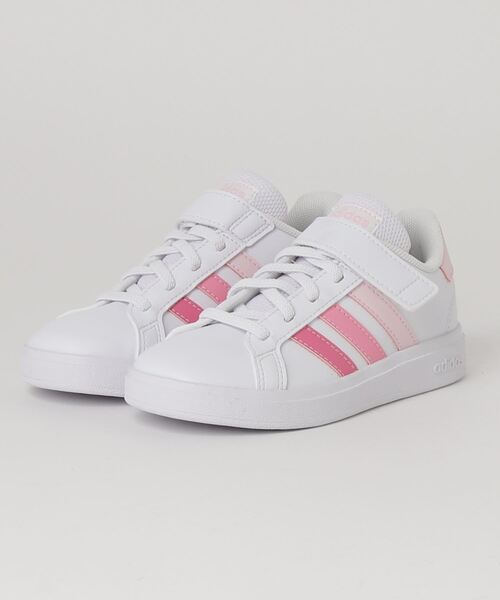 【新品】【サイズ：23】adidasキッズスニーカー(アドヴァンコート)￼