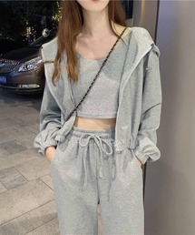 NANEA（ナネア）の「キャミ/パーカー/パンツ  3点セット（ルームウェア/パジャマ）」