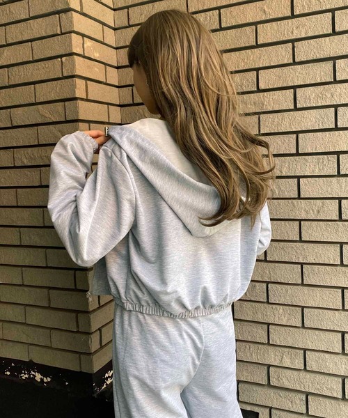 NANEA（ナネア）の「キャミ/パーカー/パンツ  3点セット（ルームウェア/パジャマ・レディース・グレー/チャコールグレー/ブラック・MEDIUM/LARGE/X-LARGE）」の14枚目の写真