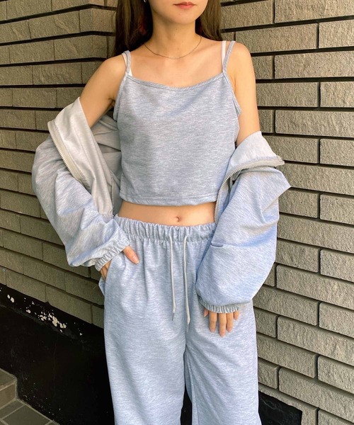 NANEA（ナネア）の「キャミ/パーカー/パンツ  3点セット（ルームウェア/パジャマ・レディース・グレー/チャコールグレー/ブラック・MEDIUM/LARGE/X-LARGE）」の13枚目の写真