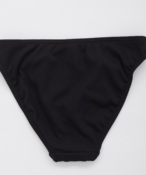 Ocean Pacific（オーシャンパシフィック）の「【OP:オーピー】レディースラッシュガード付き水着4点セット タンキニ リブ素材 ビキニ カップインキャミ 体型カバー 水陸両用　ヨガウェア ピラティス トレーニングウェア（水着・レディース・ブラック/カーキ/ブラウン/ブルー/アイボリー・MEDIUM/X-LARGE/LARGE）」の7枚目の写真