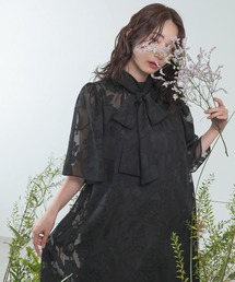 Kana（カナ）の「2WAY リボン ジャガード パーティー ドレス 結婚式 お呼ばれ オケージョン（ドレス・レディース）」