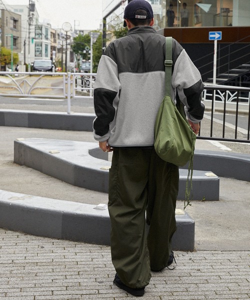 DISCUS ATHLETIC（ディスカス　アスレチック）の「DISCUS ATHLETIC/ディスカス アスレチック ロゴワッペン 配色 フリースフルジップブルゾン（ブルゾン・メンズ・ブラック/ブルー/オートミール・L/XL/M）」の17枚目の写真