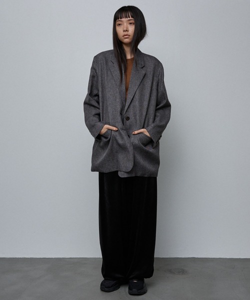 セール】【ユニセックス】オーバーサイズ シャーク テーラード