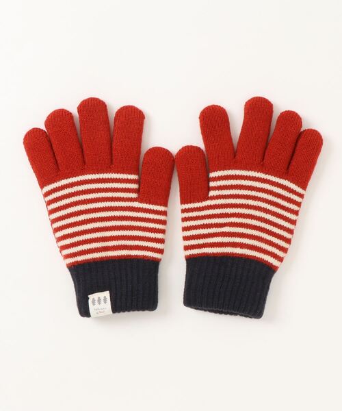 ボーダー柄手袋（手袋）｜emesuelee（エメスーリー）のファッション